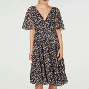 {Stevie May} Kaboki Fan Print Gatsby Dress